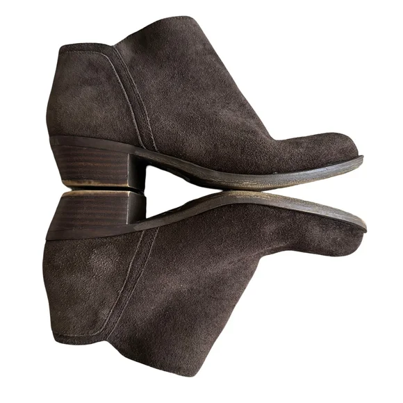 Women's Lucky Brand Brown Suede Ankle Boots & Booties Size 7.5 - Picture 4 of 8